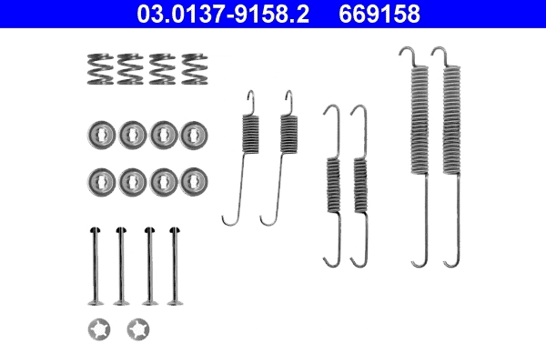 Set accesorii saboti frana