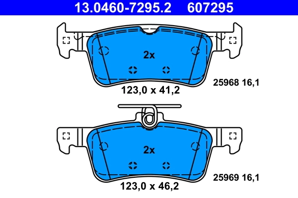 Set placute frana