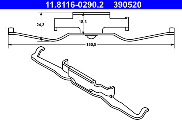 Arc etrier frana
