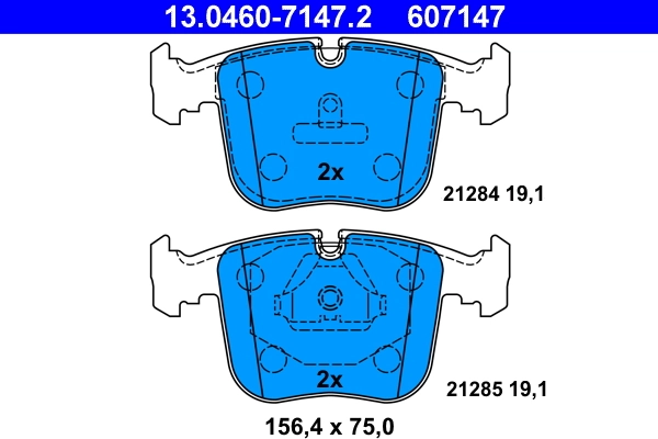 Set placute frana