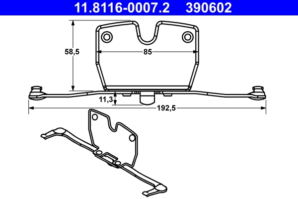 Arc etrier frana