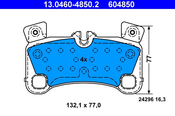 Set placute frana