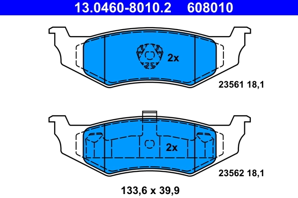 Set placute frana