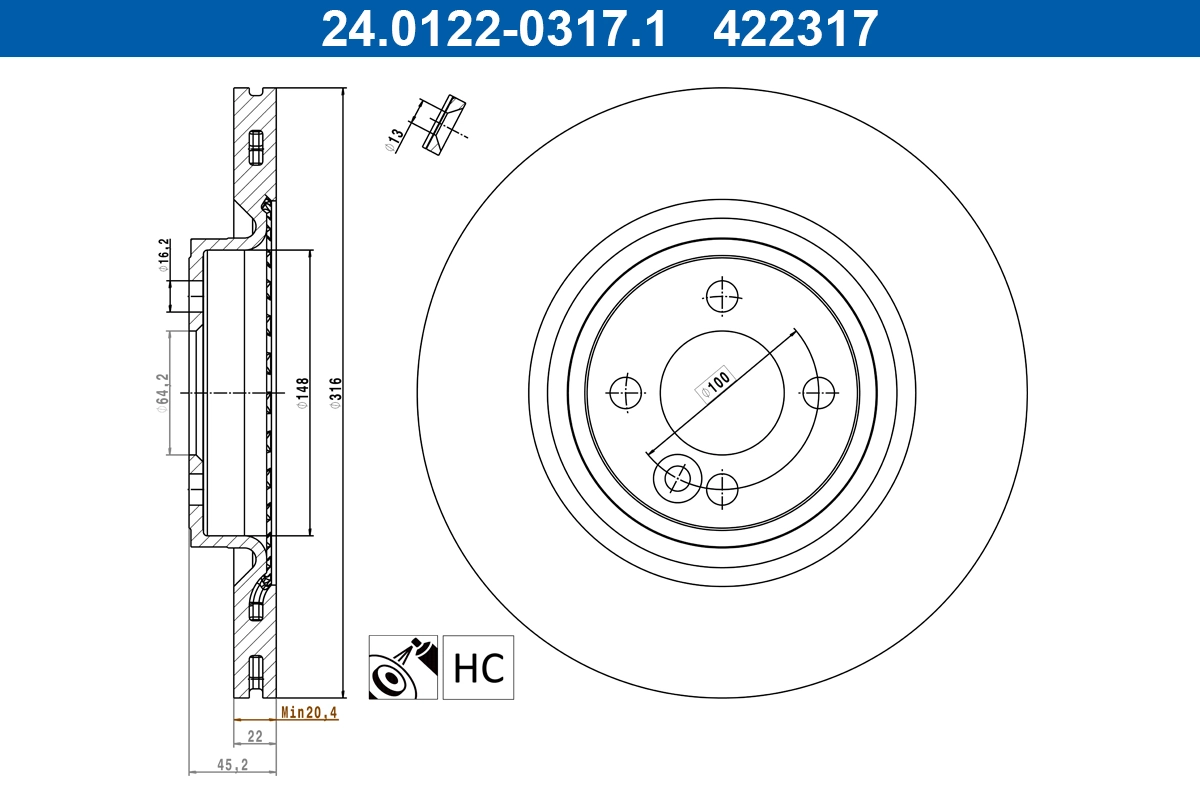 Disc frana
