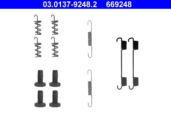Set accesorii saboti frana