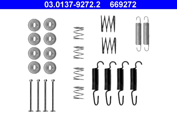 Set accesorii saboti frana