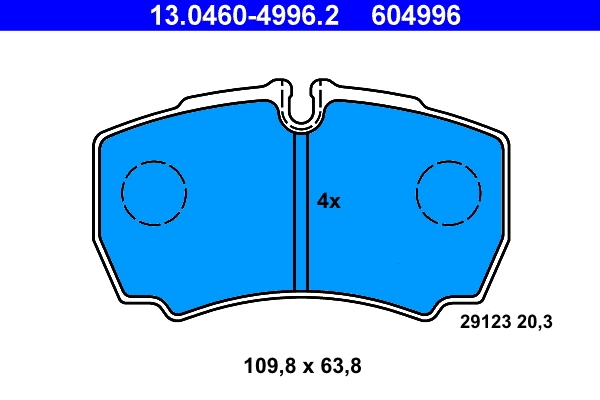 Set placute frana