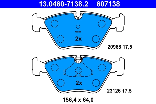 Set placute frana