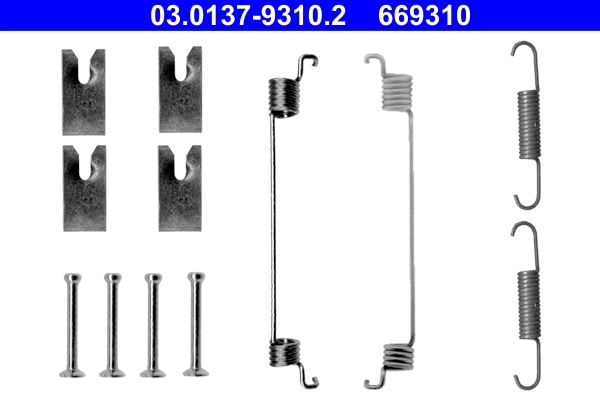 Set accesorii saboti frana