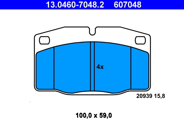 Set placute frana