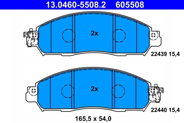 Set placute frana