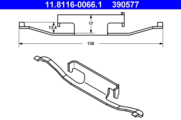 Arc etrier frana