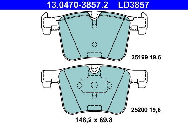 Set placute frana