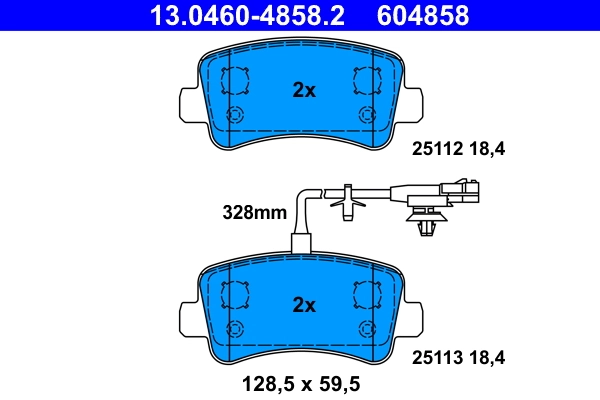 Set placute frana