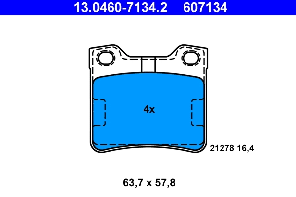 Set placute frana
