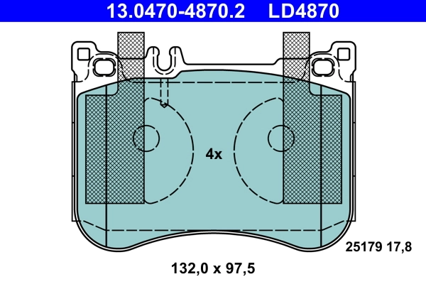 Set placute frana