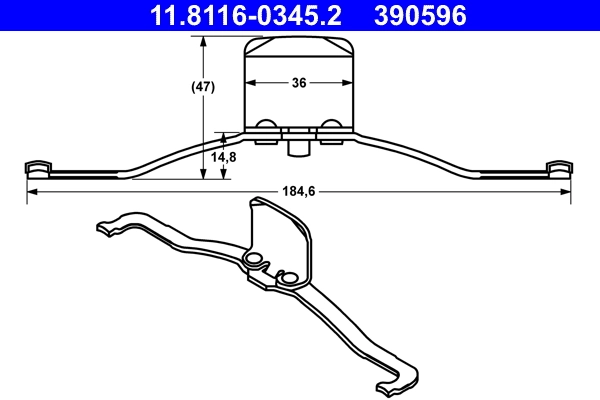 Arc etrier frana