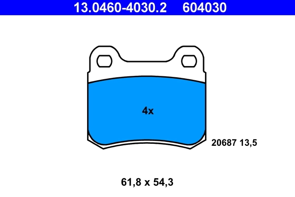 Set placute frana
