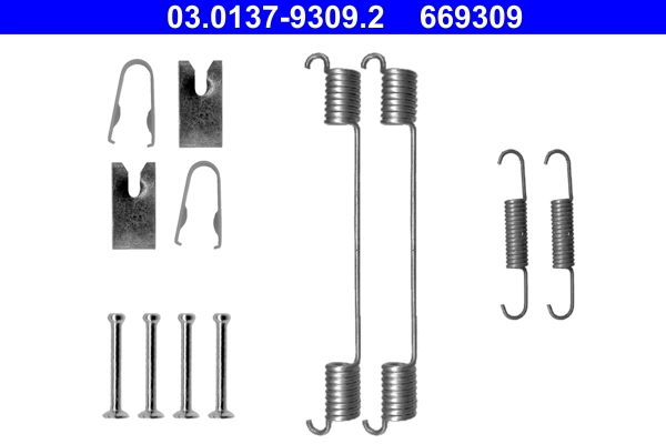 Set accesorii saboti frana