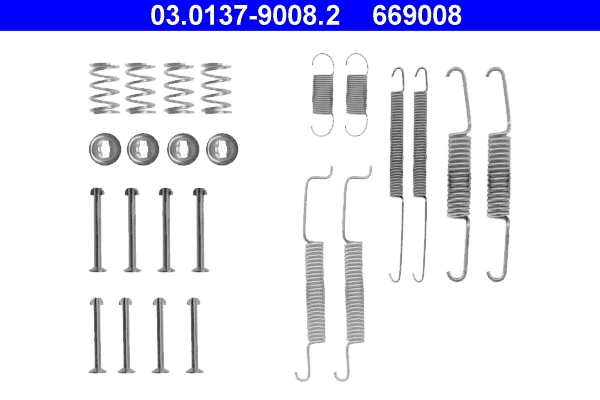 Set accesorii saboti frana