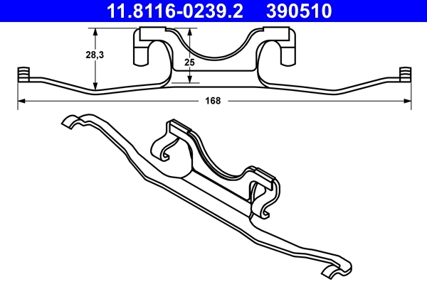 Arc etrier frana