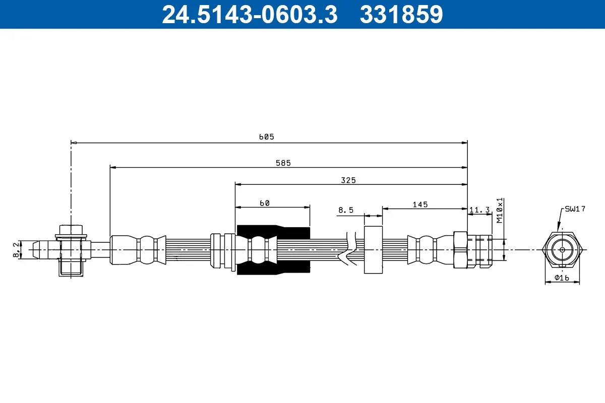 Cablu HAM. ELAST. VW P. PASSAT/CC 05-16 LE/PR