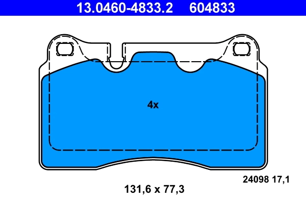Set placute frana