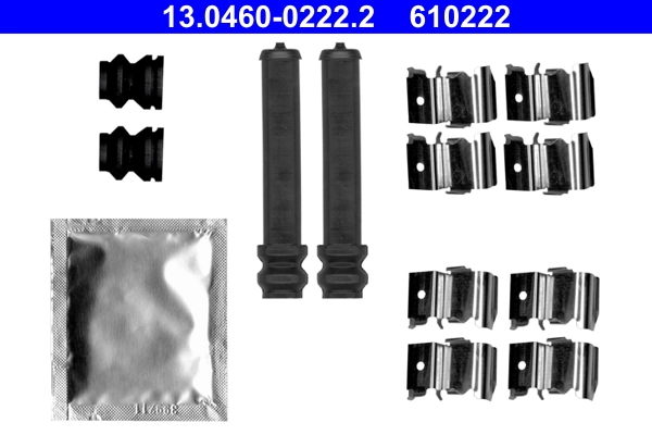 Set accesorii placute frana