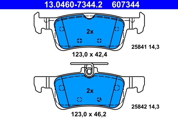 Set placute frana