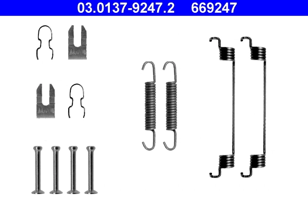 Set accesorii saboti frana
