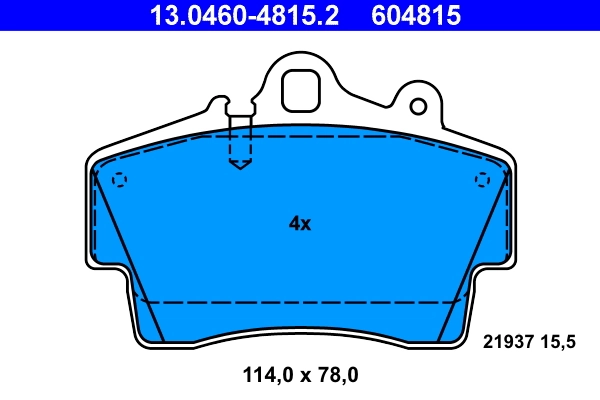 Set placute frana