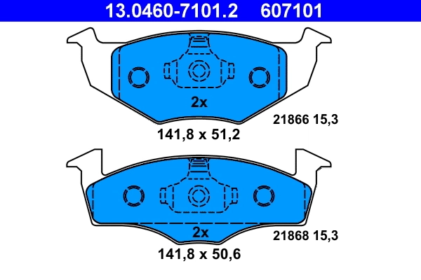 Set placute frana