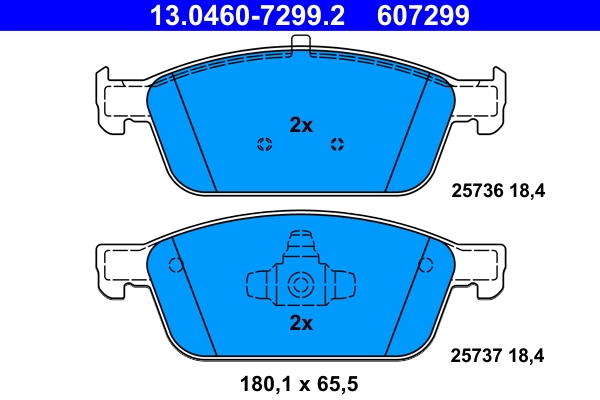 Set placute frana