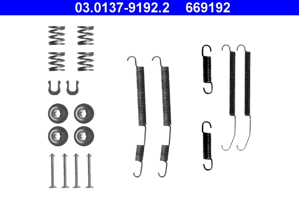 Set accesorii saboti frana