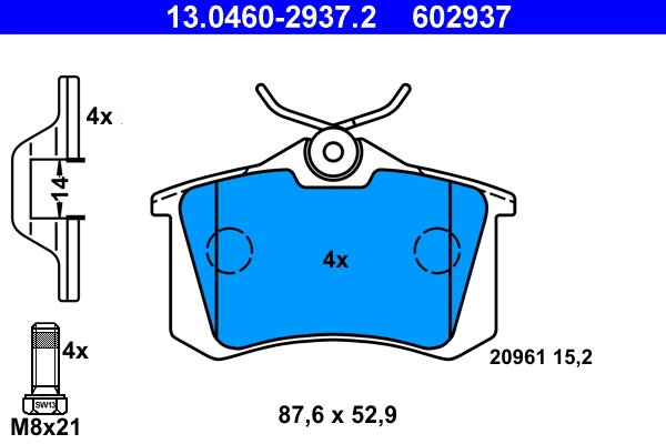 Set placute frana