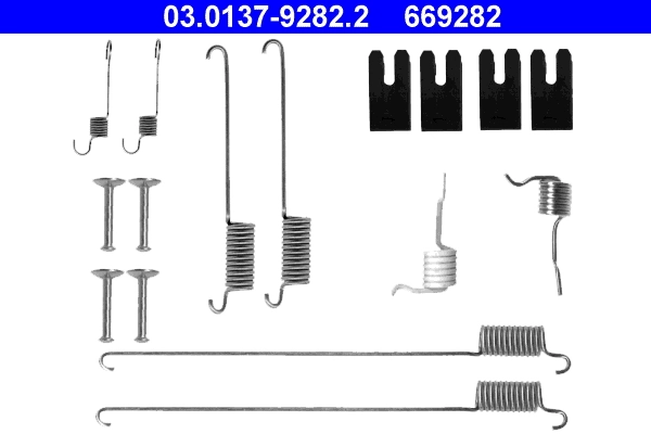 Set accesorii saboti frana