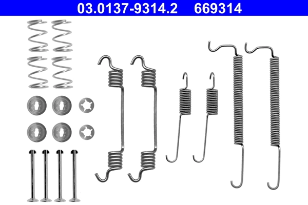 Set accesorii saboti frana