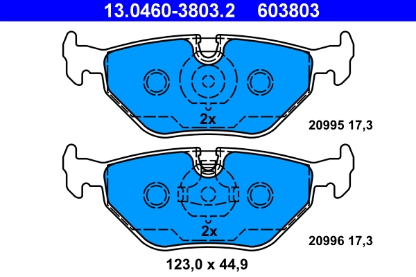 Set placute frana