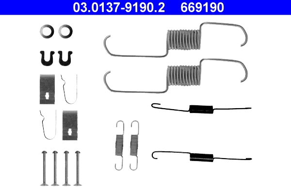 Set accesorii saboti frana