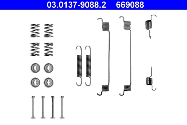 Set accesorii saboti frana