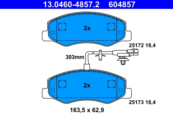 Set placute frana