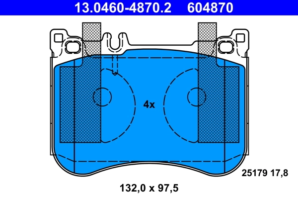 Set placute frana