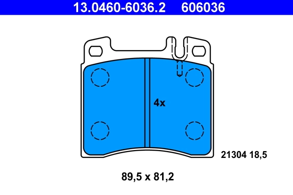 Set placute frana