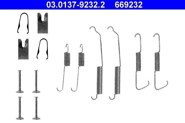 Set accesorii saboti frana