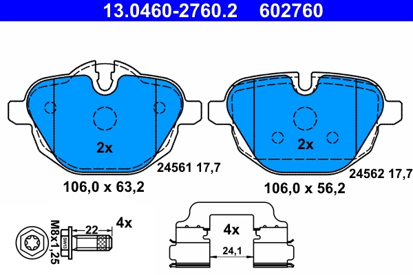 Set placute frana