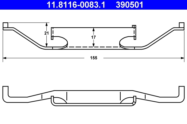 Arc etrier frana