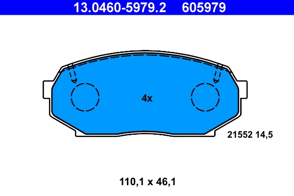 Set placute frana