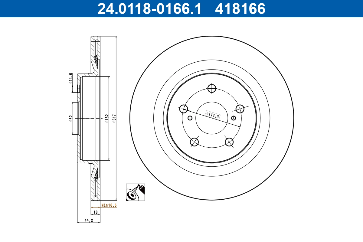 Disc frana