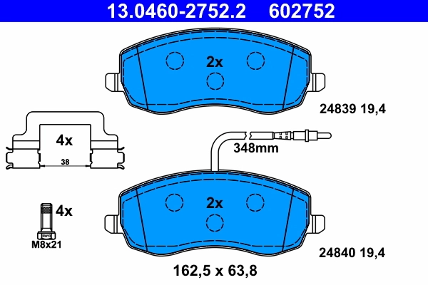 Set placute frana