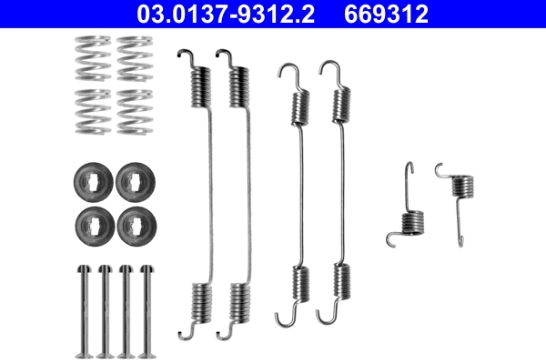 Set accesorii saboti frana